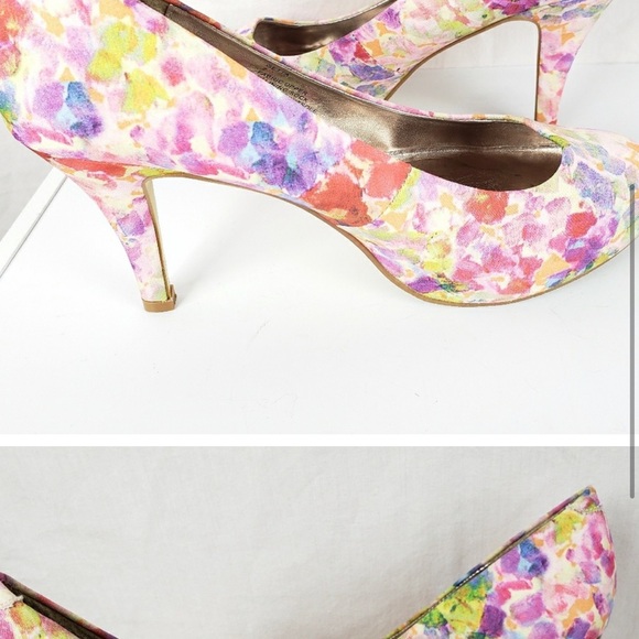 FINAL PRICE Madden Girl Floral Watercolor Heels - Picture 4 of 4